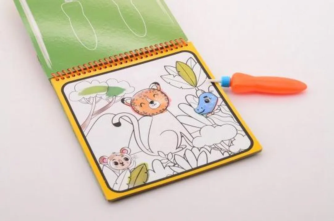 Johntoy Magisch Tekenblok Waterkwast - 25,5cm Multicolor