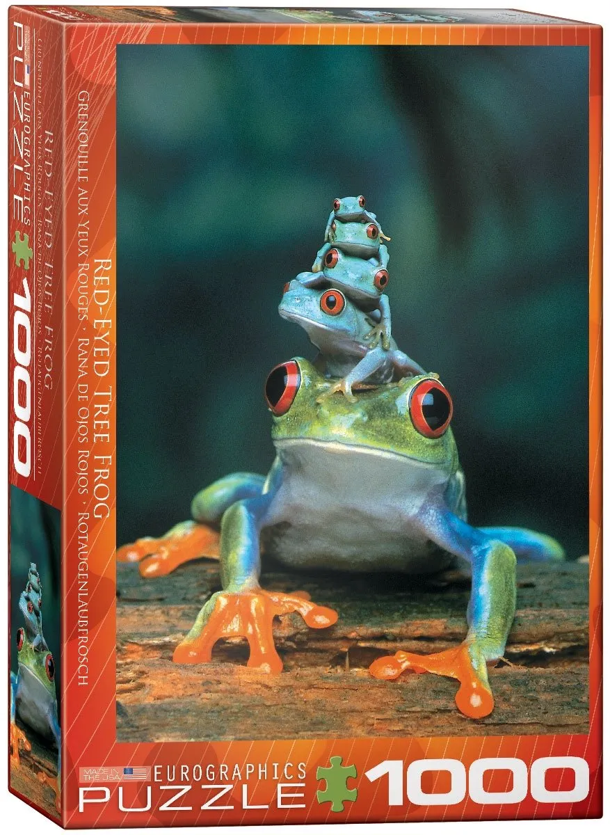 Eurographics Red-Eyed Tree Frog Puzzel 1000 Stuks