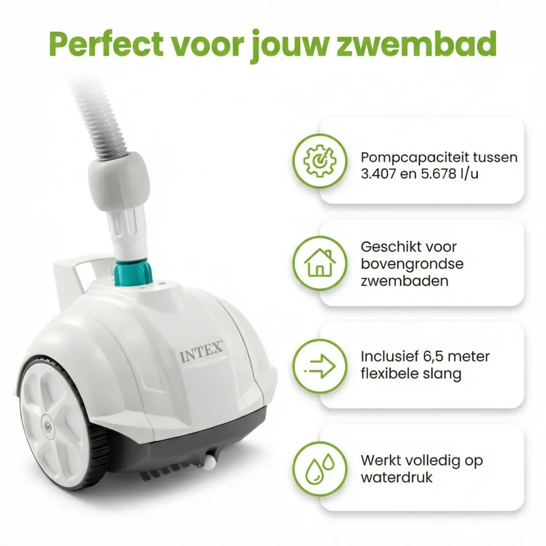 Intex Ovaal Prism Frame Zwembad 610x305cm - 9-delig - Grijs