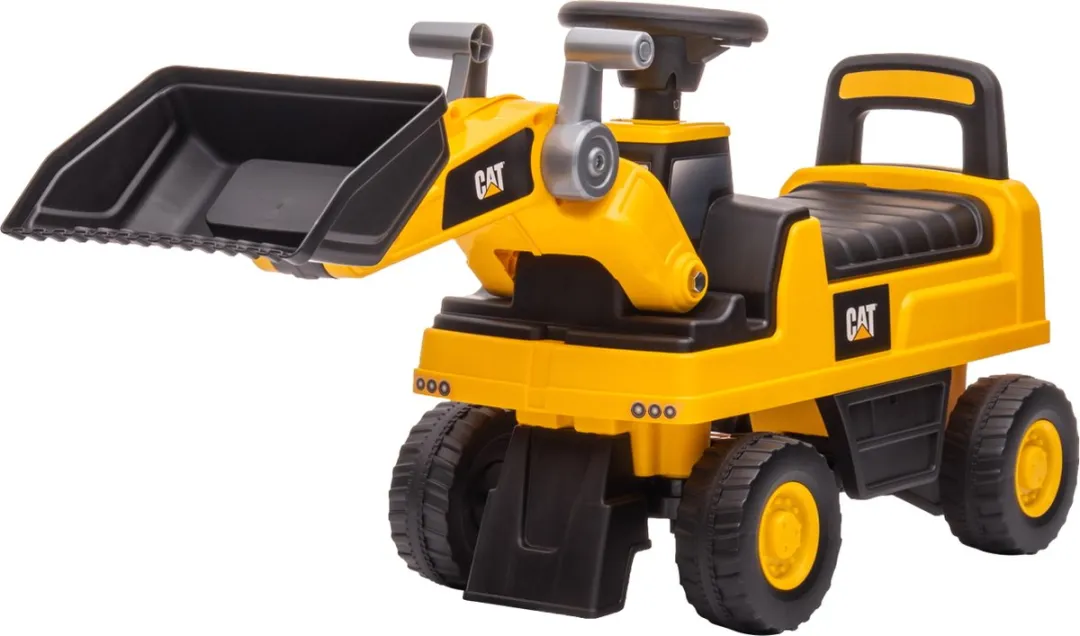 Eco Toys CAT Shovel Loopauto Geel/Zwart