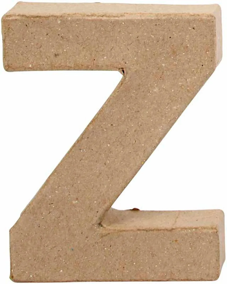 Creativ Company Letter Z Papier-mâché 10cm