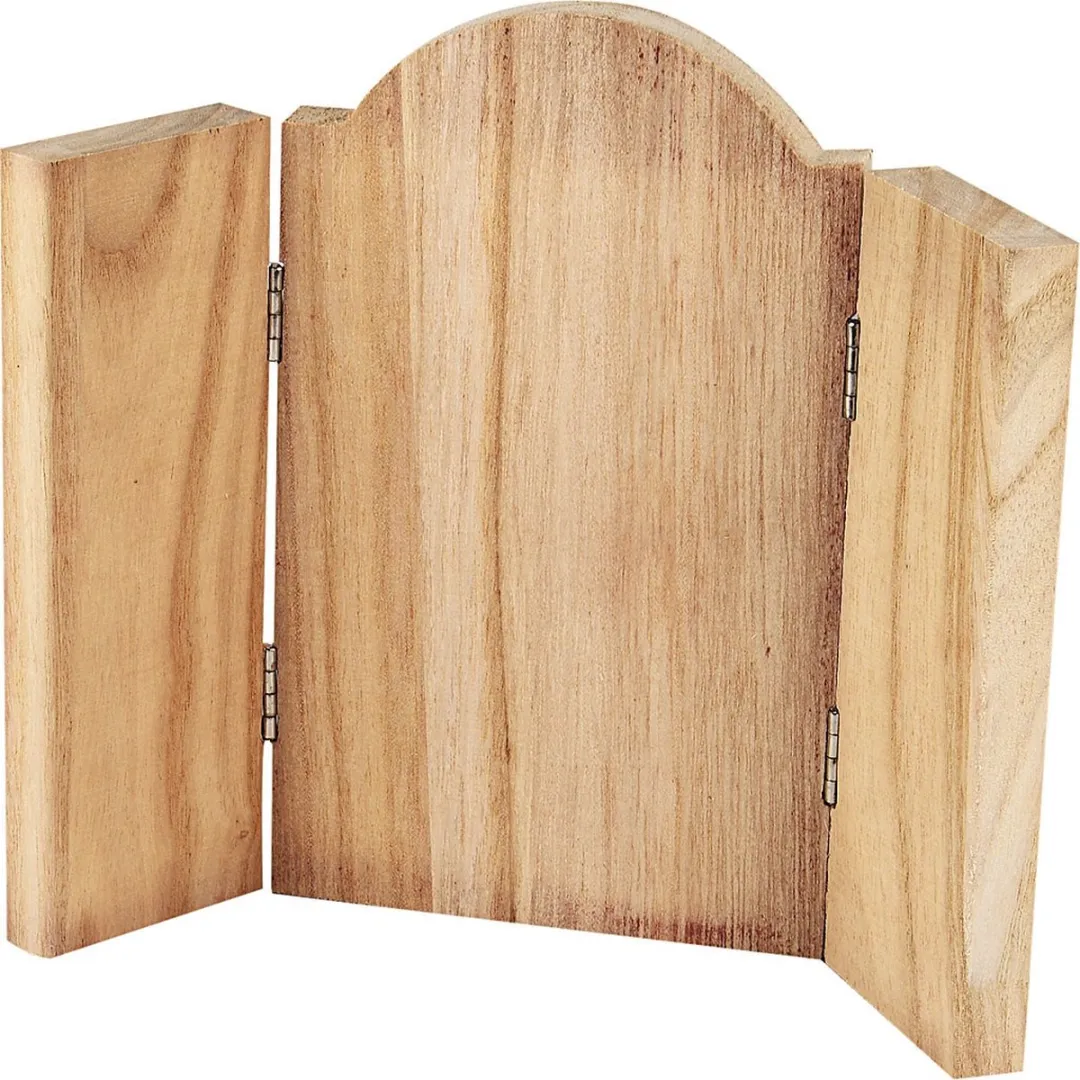 Creativ Company Houten Drieluik Ikoon 18x22cm