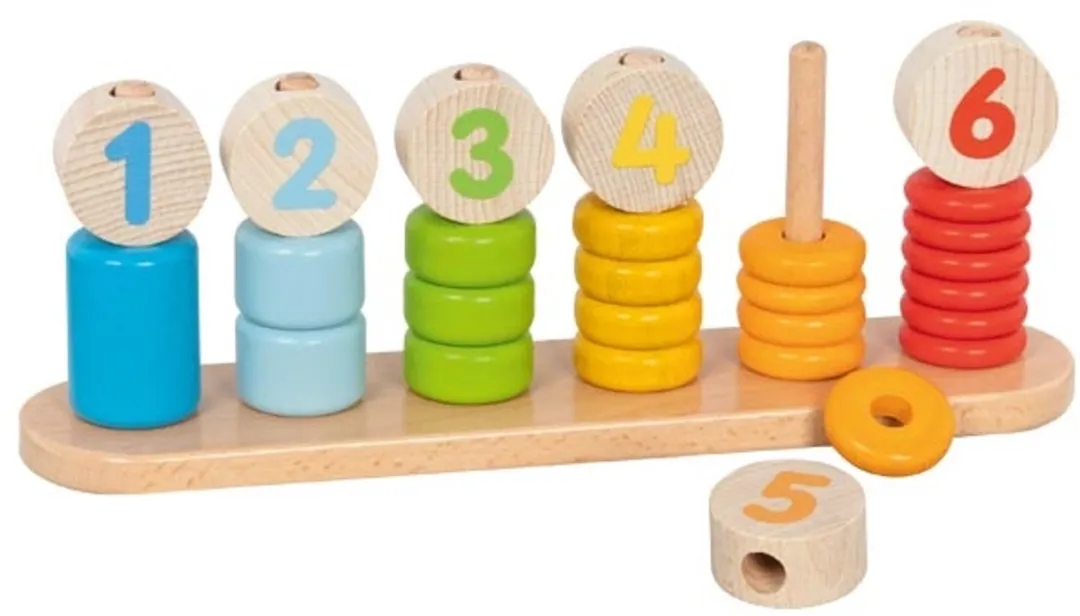 Goki Sorteerspel Leer tellen - Multicolor