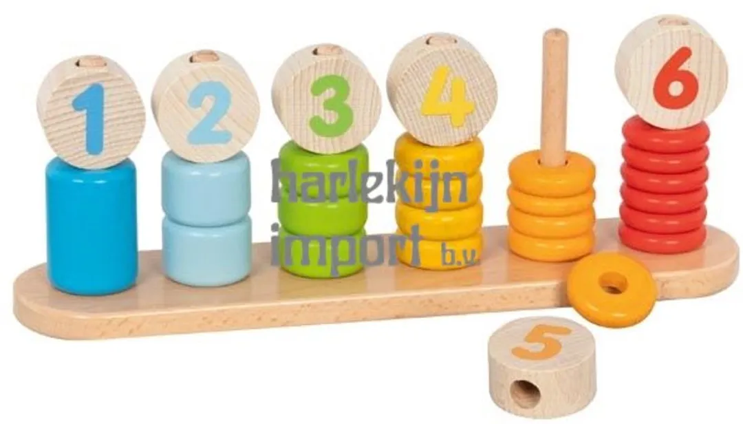 Goki Sorteerspel Leer tellen - Multicolor