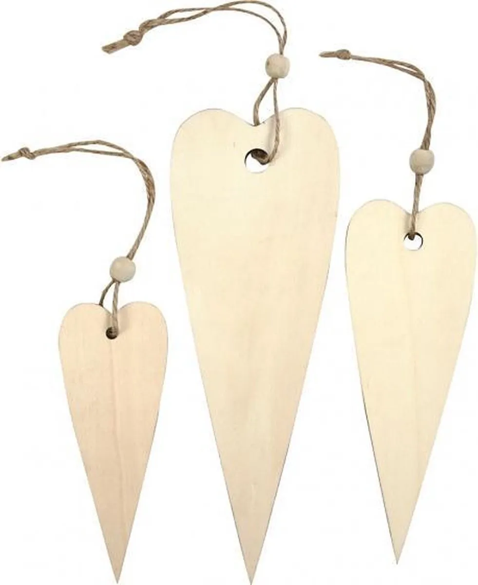 Creativ Company Houten Harten Set