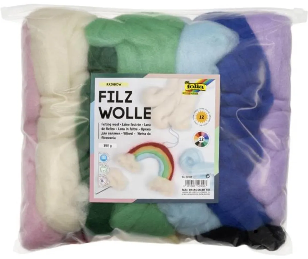 Folia Knutselvilt Multicolor