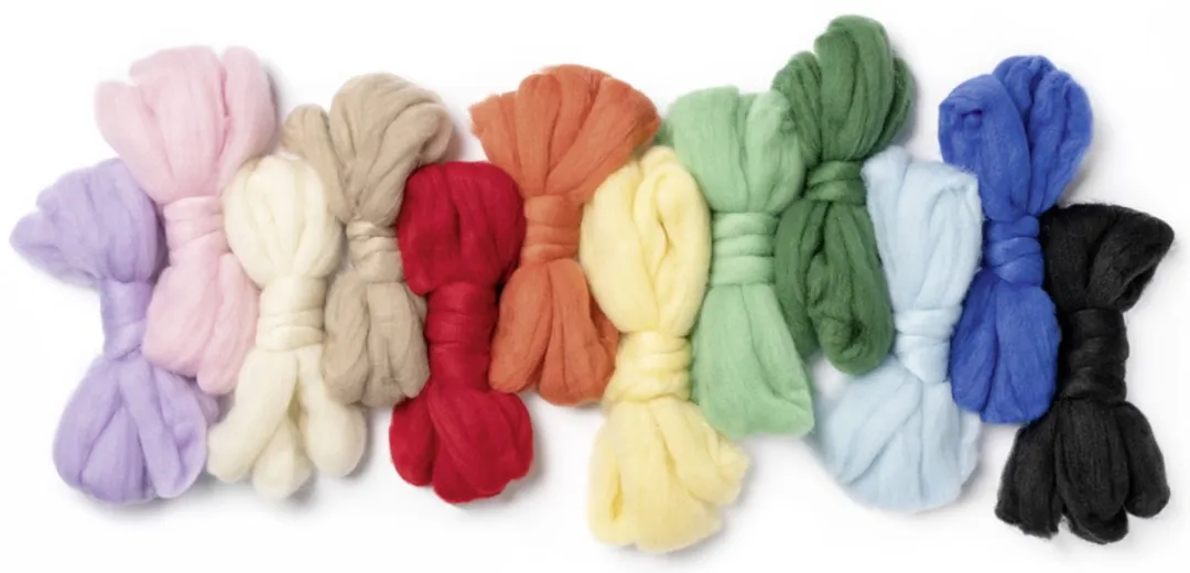 Folia Knutselvilt Multicolor - 12 Kleuren