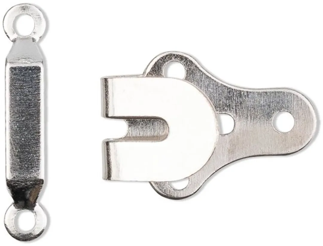 Prym Broek- en Rokhaken ST 12mm - 2 Stuks - Zilverkleur