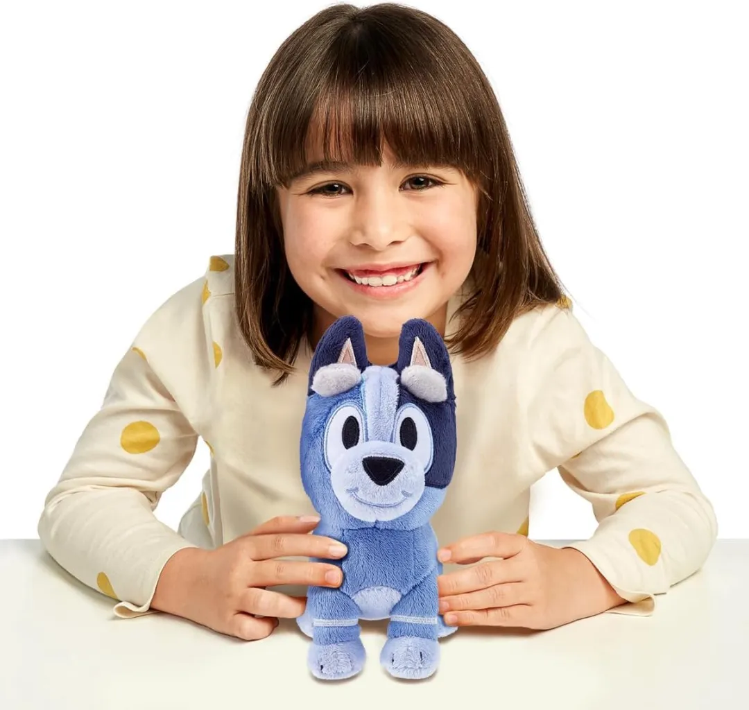 Moose Toys Bluey Kleine Pluchen Socks Knuffel - Blauw