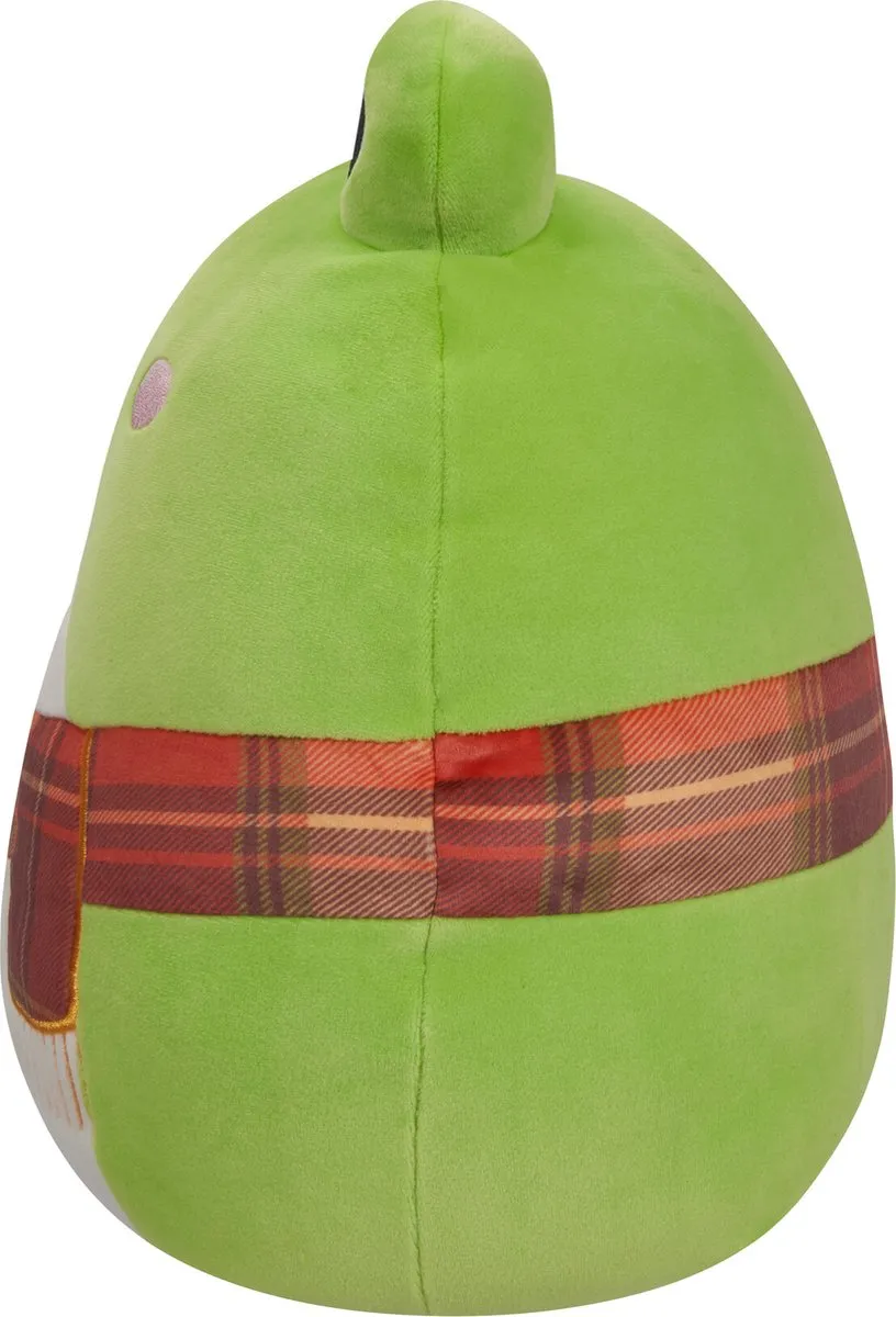 Squishmallows Wendy Groene Kikker 30cm - Met geruite sjaal
