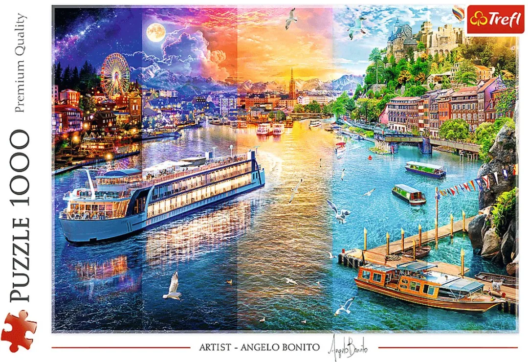 Trefl Legpuzzel River Cruise 1000 Stuks - Multicolor