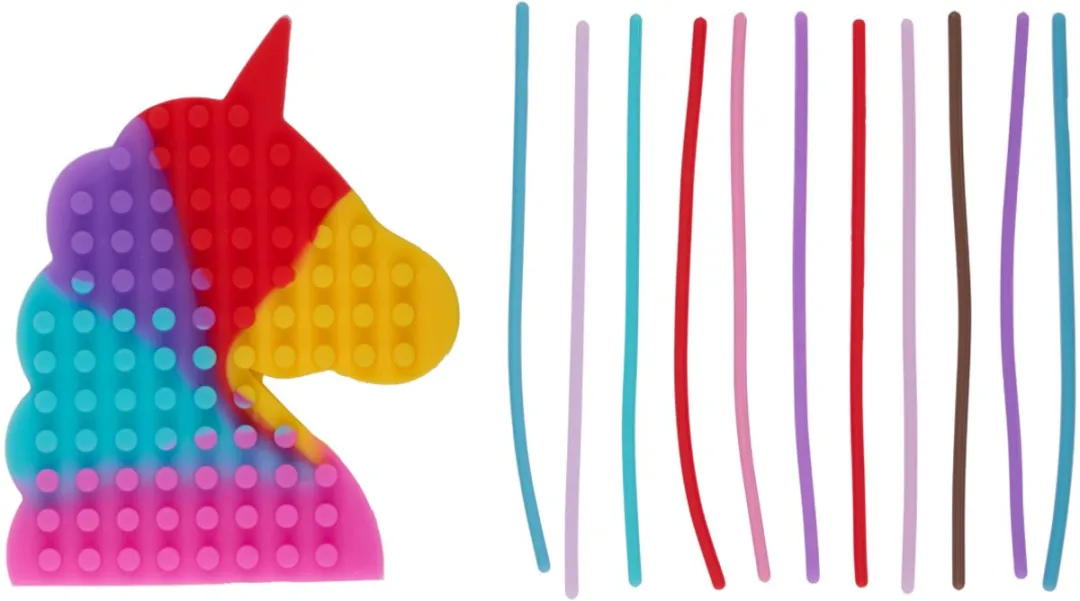 Eddy Toys Pop It Rijgspel - Vlinder/Meerkleurig - afbeelding 5 van 6