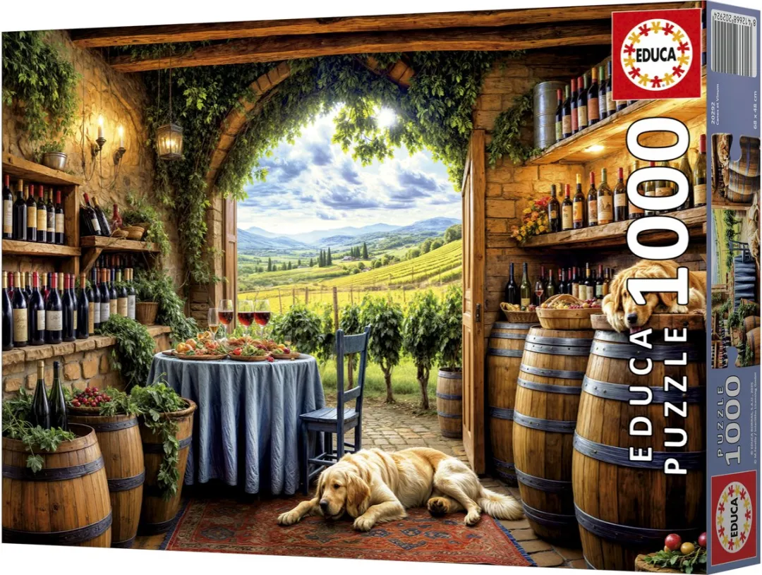 Educa Canes et Vinum Puzzel 1000 Stuks - Multicolor