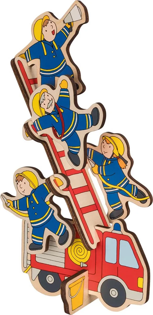 Goki Brandweer Puzzel 9-delig Multicolor