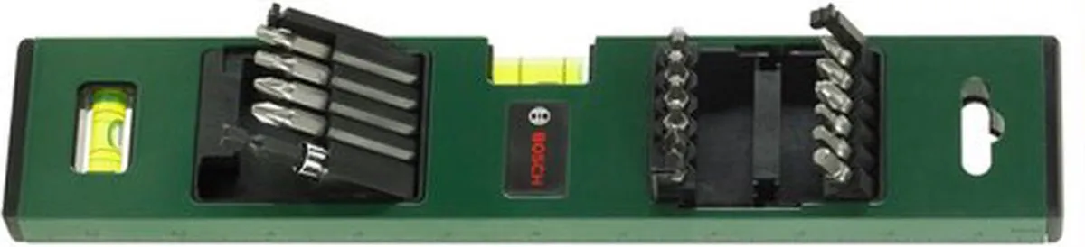 Bosch Waterpas met 12 Schroefbits - 25mm