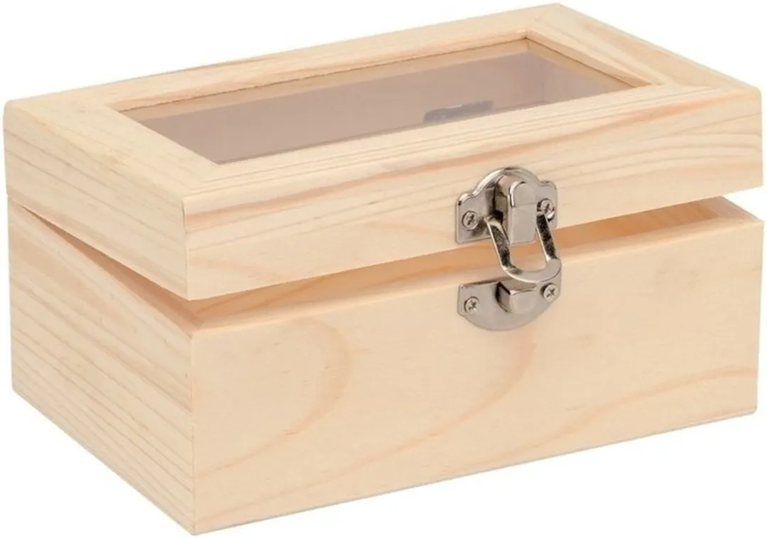 Glorex Hobby Houten Juwelenkistjes 15cm