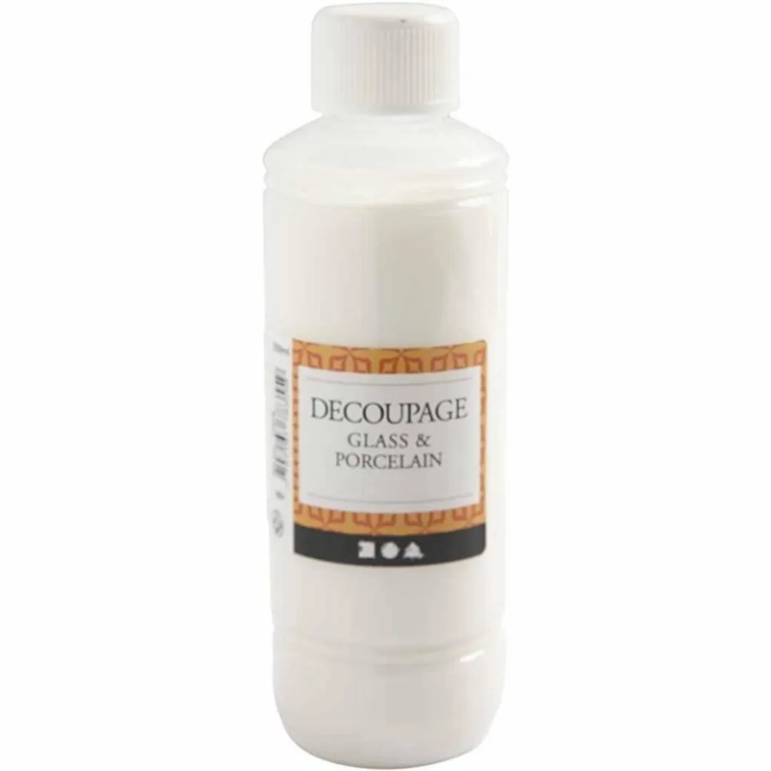 Creativ Company Decoupage Lijm Glas & Porselein 250ml