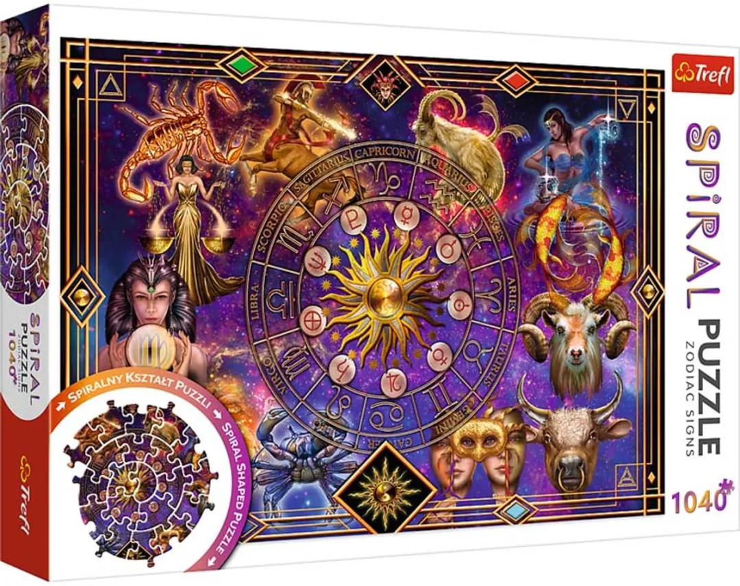 Trefl Spiraal Puzzel 1000 Stuks - Dierenriemtekens Multicolor