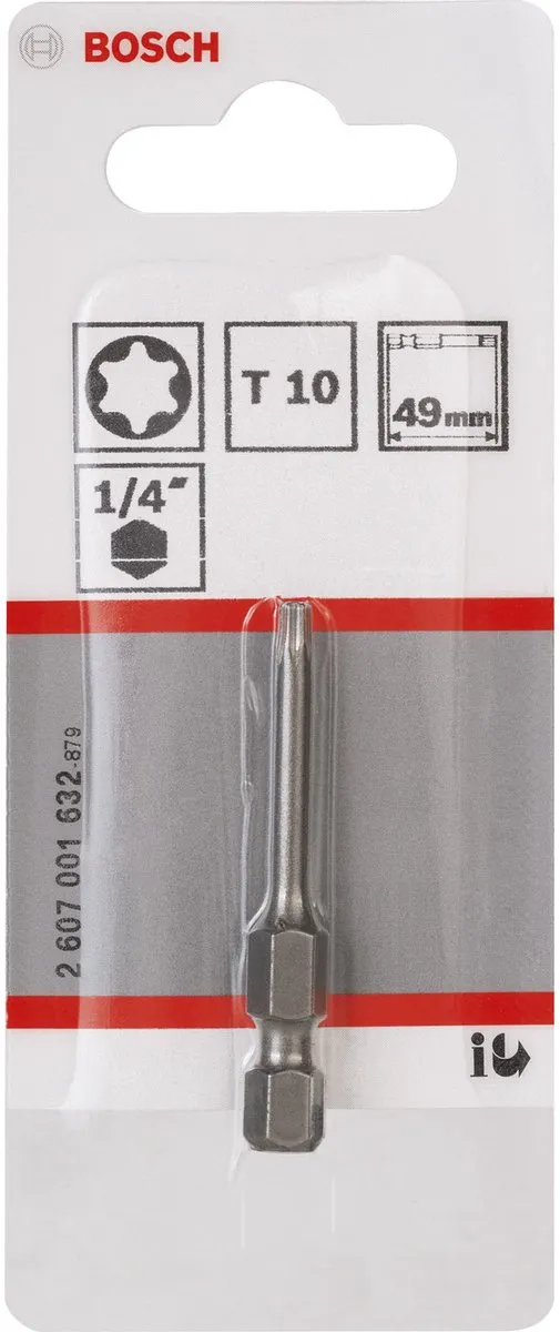 Bosch Bit Extra-hard T10 49mm - 25 Stuks