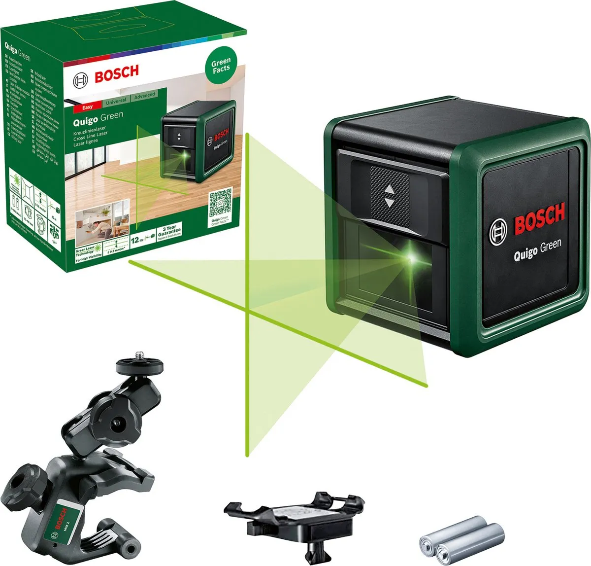 Bosch Quigo Green Kruislijnlaser 0603663C02