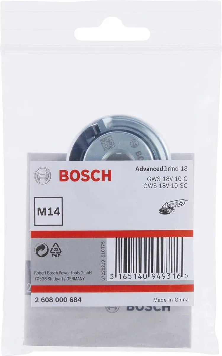 Bosch Snelspanmoer M14 2608000684