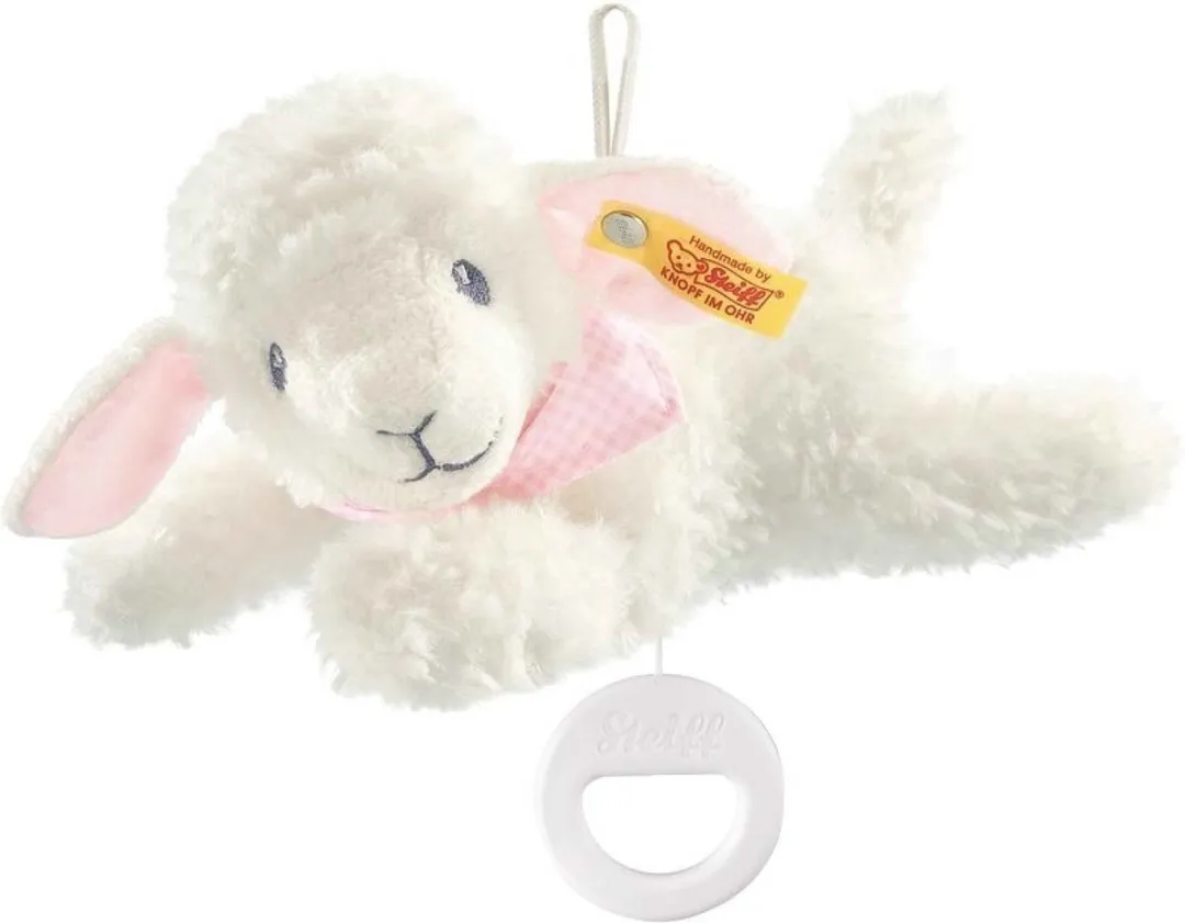 Steiff Slaap Lekker Lammetje Muziekdoos 25cm - Multikleur