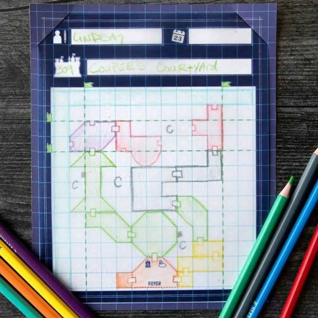 Bezier Games Blueprints of Mad King Ludwig Kaartspel