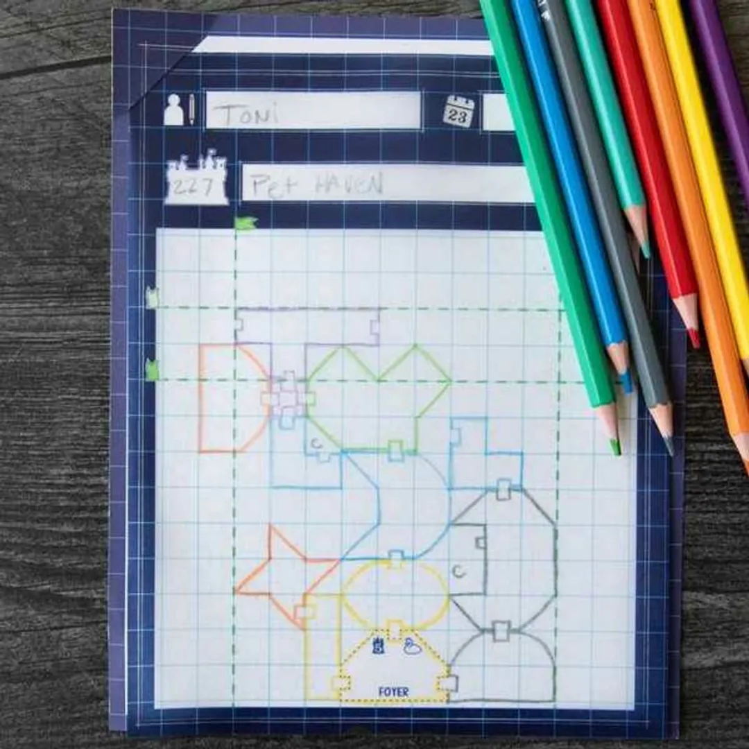 Bezier Games Blueprints of Mad King Ludwig Kaartspel
