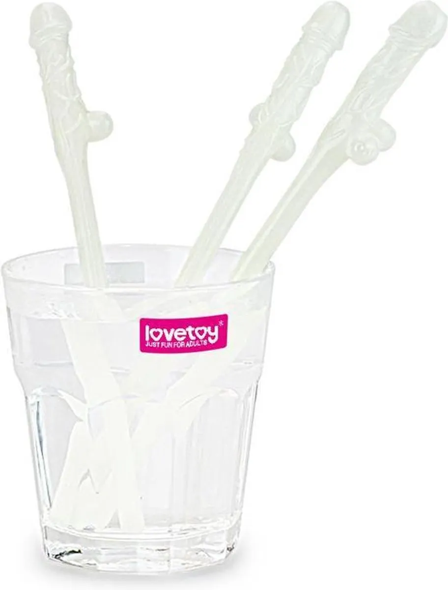 Lovetoy Glow in The Dark Rietjes - Set van 9