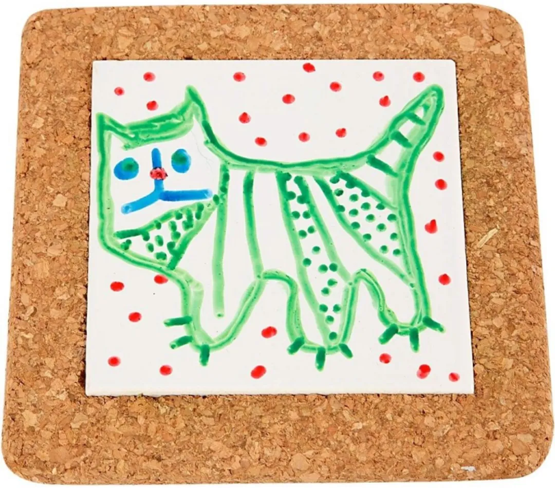 Creativ Company Kurk Onderzetter 15x15cm - 10 Stuks