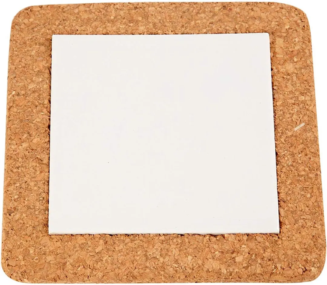 Creativ Company Kurk Onderzetter 15x15cm - 10 Stuks