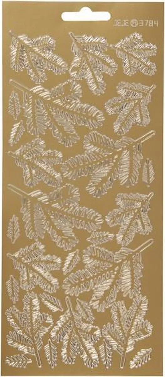 Creativ Company Goud Botanische Stickers - 27 Stuks