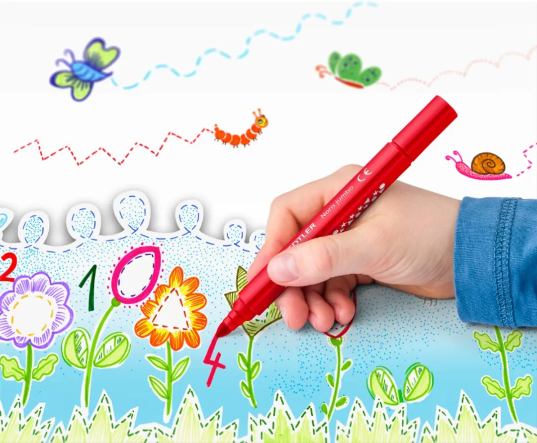 STAEDTLER Noris Jumbo Markers - 10 Stuks Multicolor