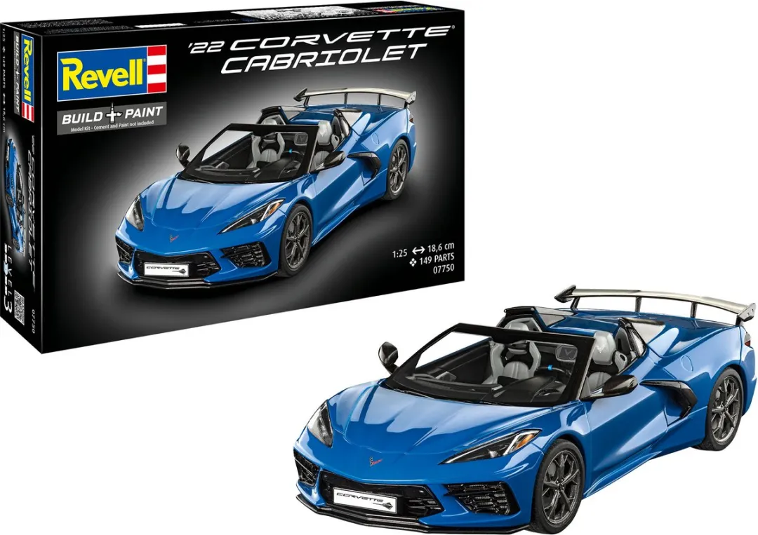 Revell 07750 Chevrolet Corvette Cabriolet Modelbouwpakket