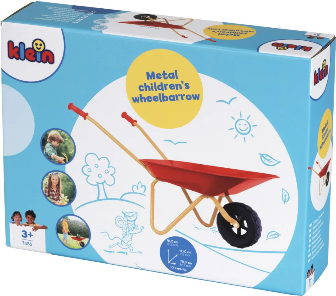 Klein Toys Metal Krikwagen Rood - 10kg - afbeelding 6 van 6