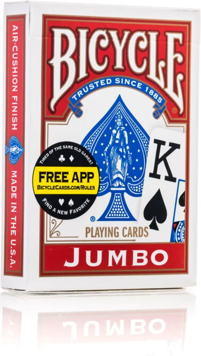 Cartamundi Bicycle Rider Back Jumbo Pokerkaarten