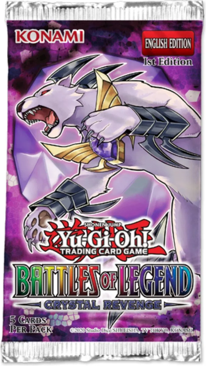 Yu-Gi-Oh! Battle of Legends Crystal Revenge Boosterpack KDE YU500