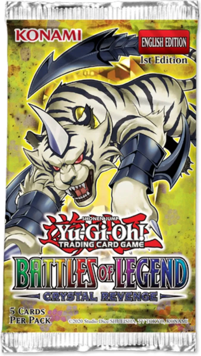 Yu-Gi-Oh! Battle of Legends Crystal Revenge Boosterpack KDE YU500