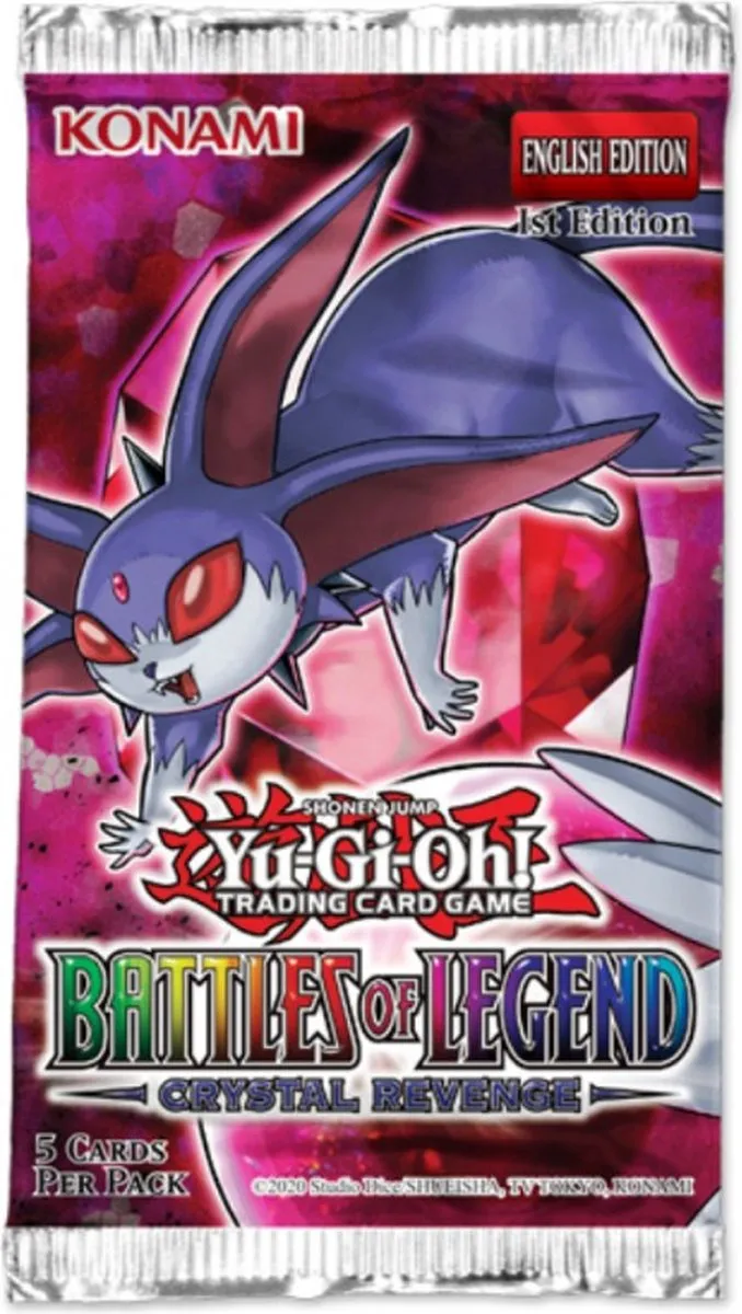 Yu-Gi-Oh! Battle of Legends Crystal Revenge Boosterpack KDE YU500