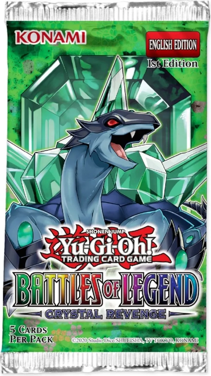 Yu-Gi-Oh! Battle of Legends Crystal Revenge Boosterpack KDE YU500
