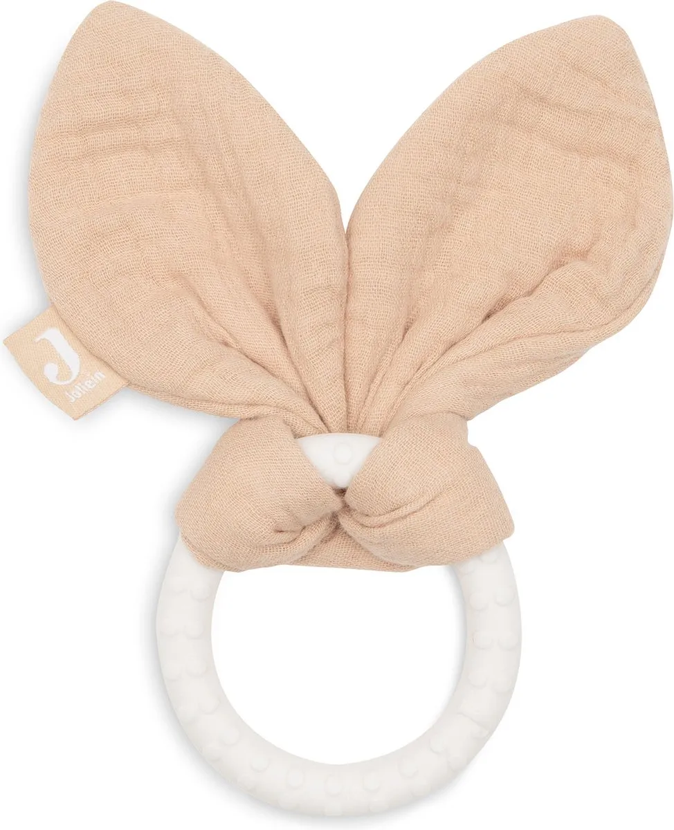 Jollein Siliconen Bunny Ears Bijtring - Moonstone