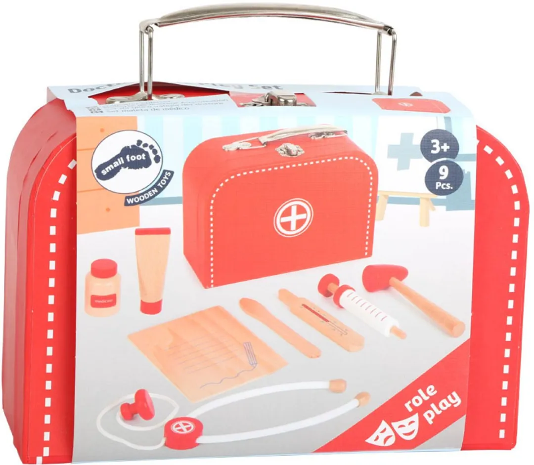 Small Foot Doktersset Houten - Rode Koffer - 11183