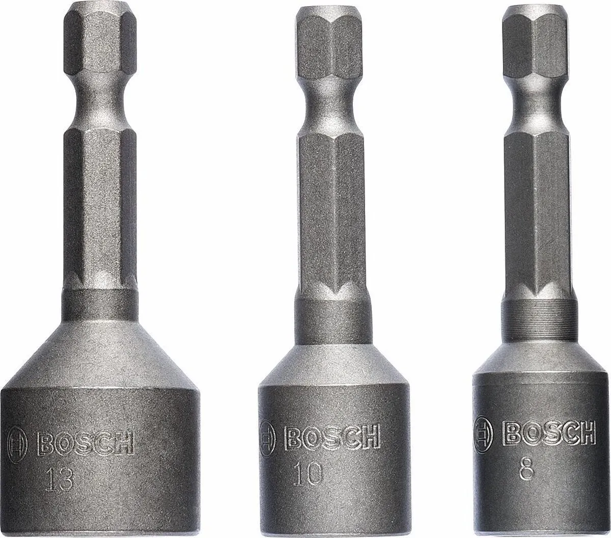 Bosch 3-delig Dopsleutelpack 8/10/13mm