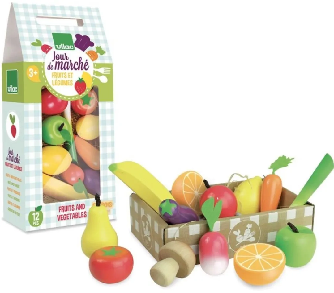 Vilac Groenten en Fruitsetje Dag van de Markt