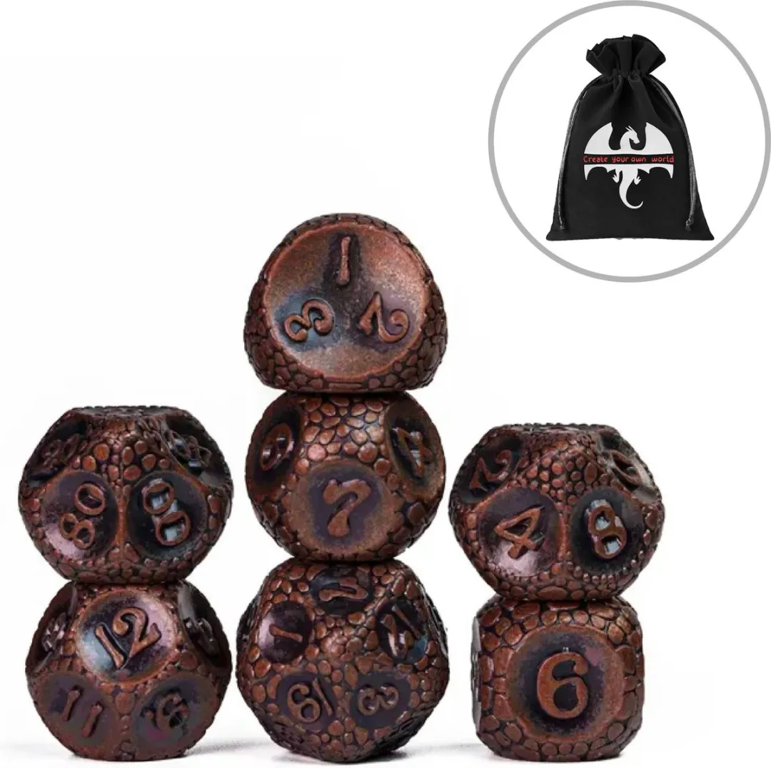 Lapi Toys D&D Polydice Metaal Set