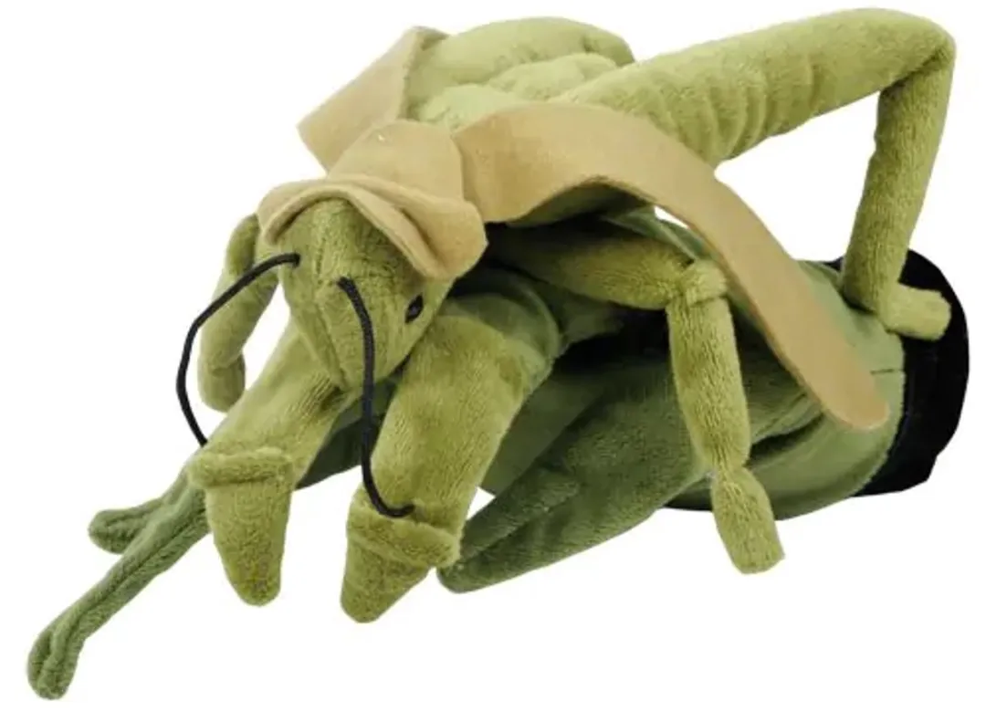 Beleduc Sprinkhaan Speelhandschoen Handpop - Groen