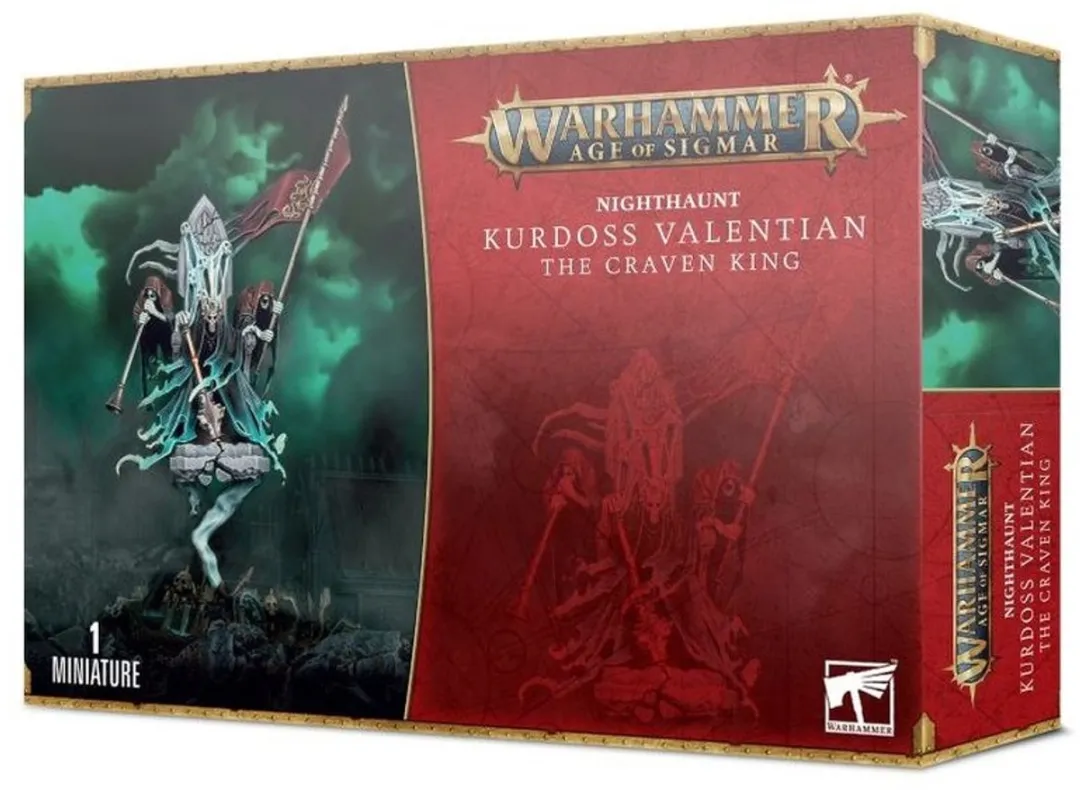 Warhammer Age of Sigmar Nighthaunt Kurdoss Valentian The Craven King 91-24