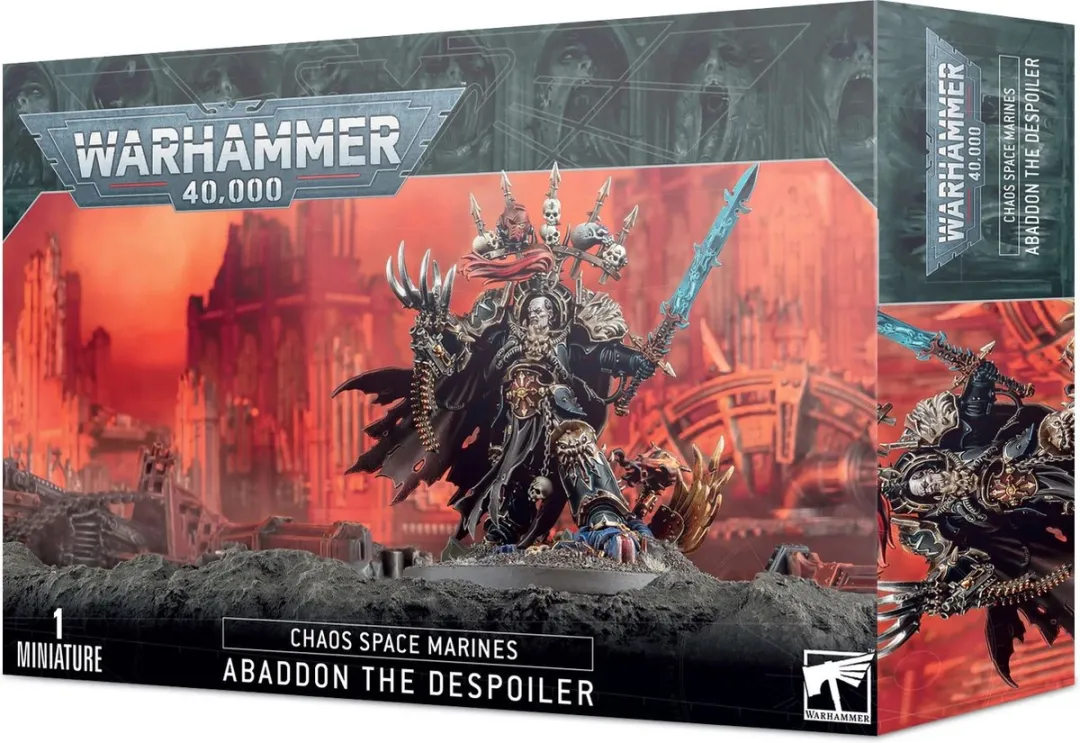 Games Workshop Warhammer 40K Chaos Space Marines Abaddon the Despoiler - 32 Onderdelen