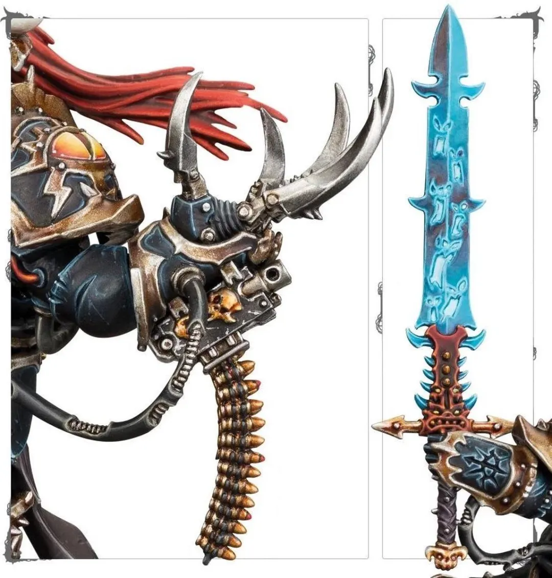 Games Workshop Warhammer 40K Chaos Space Marines Abaddon the Despoiler - 32 Onderdelen