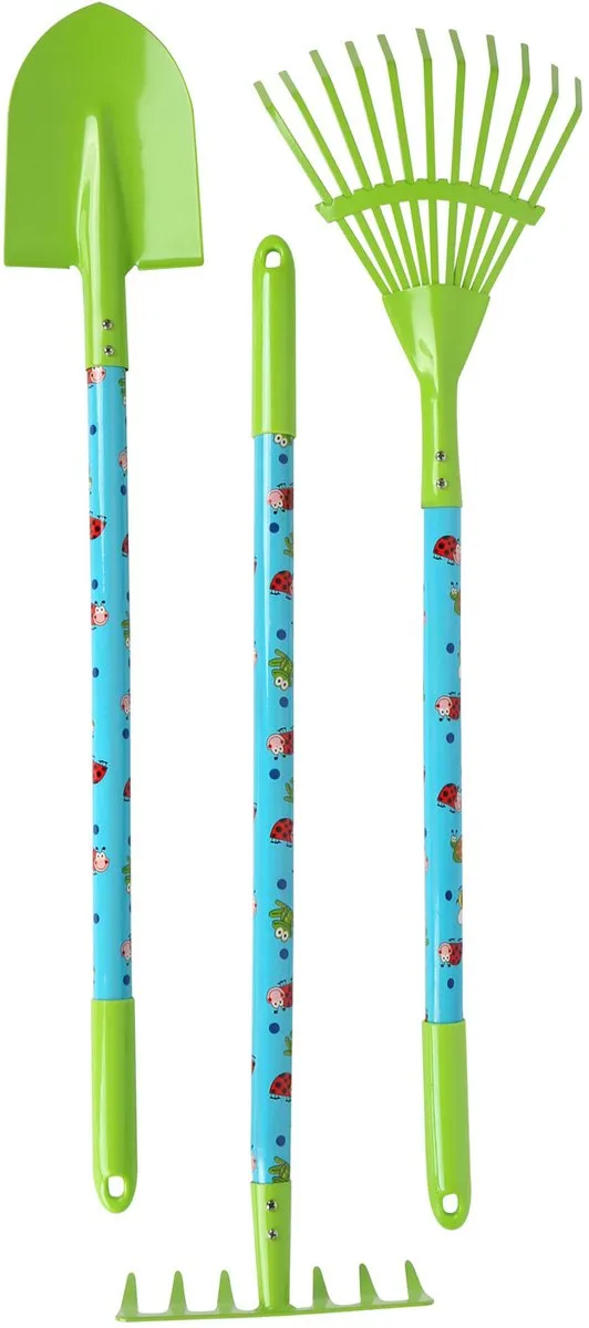 Small Foot Tuingereedschap Kruiwagen 8-delig - Groen
